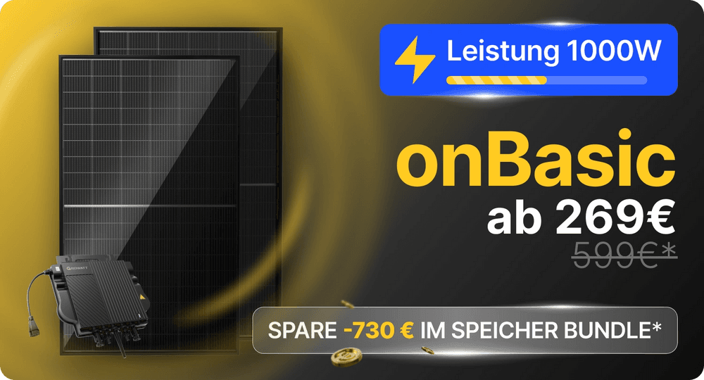 SOLAKON onBasic 1000W Balkonkraftwerk