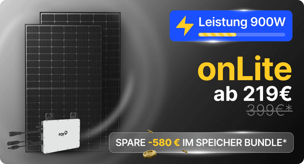 SOLAKON onLite 900W Balkonkraftwerk