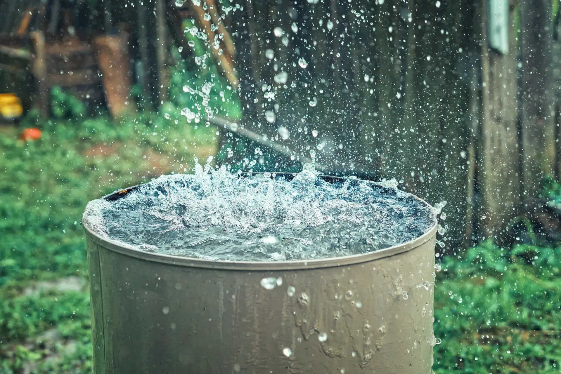 Regentonne kaufen: Wasser speichern im Garten